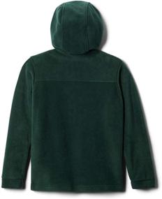 img 2 attached to 🧥 Columbia Steens Fleece Hoodie Spruce Boys' Sweater