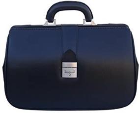 img 1 attached to 👜 RA Bock Medium Black Leather Doctor Bag: Sleek and Sophisticated