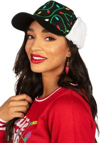 img 2 attached to 🎅 Festively Funny Hats: Tipsy Elves Christmas Baseball Caps & Santa Hats for Men & Women