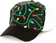 🎅 festively funny hats: tipsy elves christmas baseball caps & santa hats for men & women logo