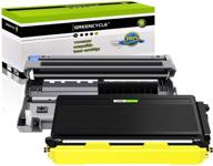 🖨️ (1 drum + 1 toner) greencycle high yield black toner cartridges & drum unit set compatible with brother tn550 tn580 dr520 for dcp-8060 dcp-8065dn hl-5240 hl-5250 mfc-8870wn logo