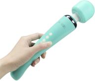 💆 ikrigel cordless wand massager - personal therapeutic massager - usb rechargeable - curved massage wand - powerful massager for athletes - 20 therapeutic vibration modes - muscle and stress relief massager logo