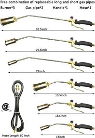 img 1 attached to 🔥 Heavy Duty Propane Replaceable Multifunctional Heating