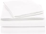 🛏 white twin bed sheet set – amazon basics essential cotton blend logo