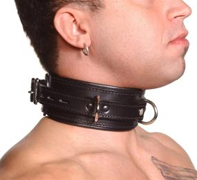 img 1 attached to High-Quality Bondage Collar with Secure Locking Mechanism