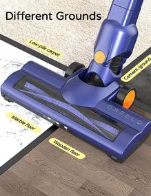 img 3 attached to Powerful & Long-lasting Cleaning: ORFELD Cordless 18000Pa with Extended Runtime