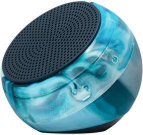 img 1 attached to Speaqua Barnacle Vibe 2.0 - Waterproof, Floatable, Bluetooth Speaker 🔵 with Dual Pairing for Surround Sound, Removable Suction - Tidal Blue