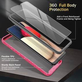 img 3 attached to Heavy Duty Case For Samsung Galaxy A02S Case With 2 Pack Screen Protector Cell Phones & Accessories