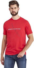 img 1 attached to Armani Exchange Tonal Contrast Black Men's Clothing for T-Shirts & Tanks