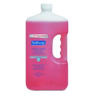 🧼 мыло для рук с антибактериальным действием softsoap cpc01903ct 201903, освежающая чистота, розовое, флакон 1 галлон (кейс из 4) - идеальное антибактериальное решение для массового очищения рук логотип