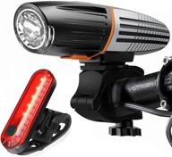 🚲 victagen usb rechargeable bike lights: super bright 1600 lumens with free tail light, waterproof and easy to mount - ideal for mountain, road, and kids bikes logo