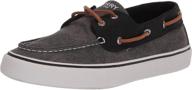 stylish and comfortable: sperry men's bahama boat canvas loafers & slip-ons logo