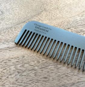 img 1 attached to Chicago Comb Titanium Ultra Smooth Anti Static Hair Care