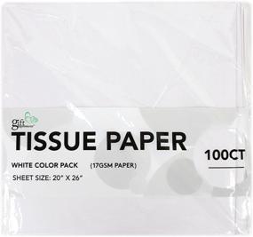 img 3 attached to 📦 Premium Quality White Tissue Paper - 100 CT 17GSM | Thicker, Durable & Crispy