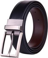 beltox leather reversible rotated box（black logo