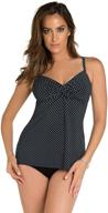 👙 miraclesuit women's point tankini in midnight: optimal swimwear for women's clothing in swimsuits & cover ups logo