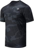 new balance men's clothing - accelerate sleeve eclipse for active performance logo