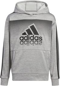 img 1 attached to 👕 Active Heather Boys' Clothing: Adidas Horizon Pullover Hoodie