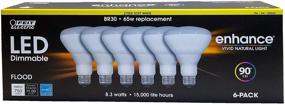 img 3 attached to 💡 Feit Dimmable Flood Replacement Bulbs - Pack of 6