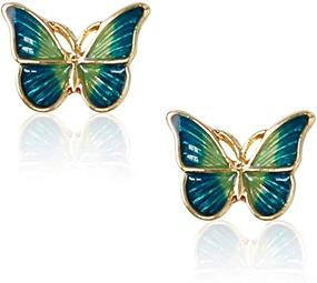 img 4 attached to D Rosse Hypoallergenic Monarch Butterfly Earrings