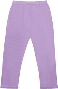 img 3 attached to Girls Cotton Capris Leggings - Syhood 6-Pack Summer Crop Leggings for School Wear