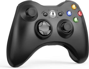 img 3 attached to Starry Black Wireless Xbox 360 Controller: Improved 2.4GHZ Gamepad Joystick for Xbox & Slim 360 PC Windows 7, 8, 10
