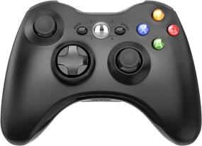 img 4 attached to Starry Black Wireless Xbox 360 Controller: Improved 2.4GHZ Gamepad Joystick for Xbox & Slim 360 PC Windows 7, 8, 10