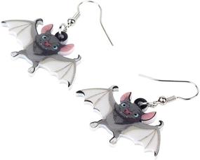 img 2 attached to Acrylic Halloween Novelty Earrings Jewelry