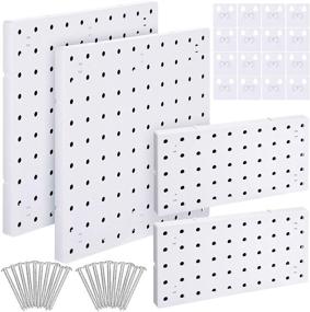img 4 attached to Pegboard Organizer Accessories Installation Bathroom Retail Store Fixtures & Equipment for Retail Shelving & Wall Displays