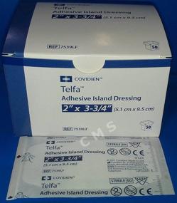 img 1 attached to 🩹 Telfa Adhesive Island Dressings: Sterile Latex-Free Tape & Drsg Combo - 50 Pack