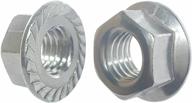 🔩 snug fasteners (sng267): pack of 50 - 10-24 zinc plated serrated flange hex lock nuts logo