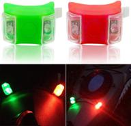 🚣 botepon battery-operated kayak navigation lights, marine led boat lights for pontoon, bass, jon boats and more логотип