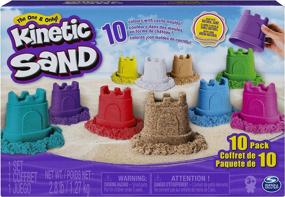 img 4 attached to 🎨 Vibrant Multicolor Kinetic Sand: Single Container for Endless Fun!