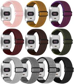 img 4 attached to Compatible Fitbit Versa Multi Colors Replacement