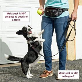 img 1 attached to 🐶 Convenient Leashboss PackUp Pouch: Dog Treat Training Waist Belt with Storage Fanny Pack and Waste Bag Dispenser