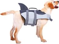 🐶 asenku dog life jacket: ripstop pet floatation vest for water safety at the pool, beach, and boating - swimsuit preserver логотип