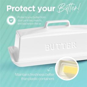 img 1 attached to Effortless Lid for PriorityChef Butter Dish: A Perfect Solution for Easy Serving