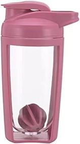 img 2 attached to 🏋️ Ultimate Protein Shaker Bottle: Gym Sports Water Cup with Flip Lid, Powerful Mixing Ball Included