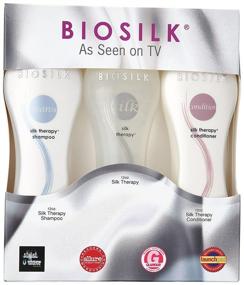 img 3 attached to Biosilk Piece Therapy Shampoo Conditioner: Nourish and Strengthen Your Hair