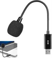 🎙️ portable mini usb microphone for laptop and desktop computers, featuring flexible gooseneck &amp; universal usb sound card, compatible with pc and mac, plug &amp; play, perfect condenser mic for remote work, online class, cgs-m1 logo