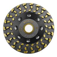 megatron 4-inch diamond cup grinding removing disc wheel for concrete, paint, epoxy, glue and mastic with advanced cdb technology (megatron 4-inch) logo