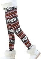 vibrant csbks fleece leggings: perfect autumn attire for girls' outfits! logo