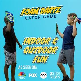 img 3 attached to 🎯 Dart Board for Kids: 2 Handheld Targets with 2 Darts - Outdoor Toys and Yard Games for Kids 8-12 - Gifts for Boys Ages 5-12 - Party Favors and Outdoor Games for Poolside and Beach Toss and Catch