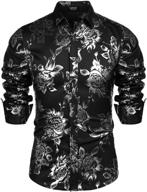 coofandy men's printed hipster sleeve shirts – stylish clothing with enhanced seo logo