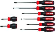 🔧 superior quality craftsman screwdriver set: assorted 8 piece cmht65075 logo