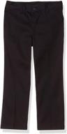 dickies girls' stretch straight leg pant: comfortable and stylish bottoms for active girls logo