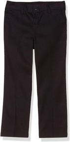 img 3 attached to Dickies Girls' Stretch Straight Leg Pant: Comfortable and Stylish Bottoms for Active Girls