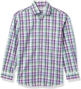 img 3 attached to 👔 Impress with Style: Isaac Mizrahi Boys' Long Sleeve Print Button Down Shirt