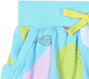 img 1 attached to 🌸 Cute Toddler Girls Summer Cotton Skirts: Casual Floral Skater Style