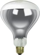 💡 375w r40 heat lamp by sunlite - medium base, clear logo